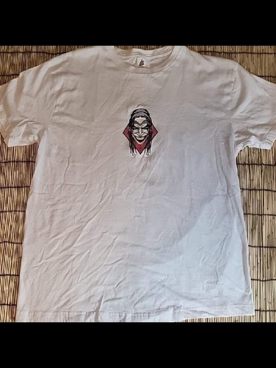 Smart Blanks Other - White Embroidered Graphic Tee Big Ryat Design Men's L